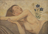 初秋（眠れる女）　1909年